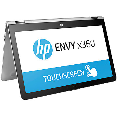 HP Envy x360 15-aq005na Convertible Laptop, Intel Core i7, 8GB RAM, 1TB, 15.6 Touchscreen, Natural Silver
